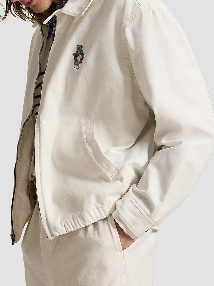 Polo Ralph Lauren Men's Polo Bear Twill Windbreaker Jacket | Thumbnail 6 Polo Ralph Lauren Men's Polo Bear Twill Windbreaker Jacket | Thumbnail 6