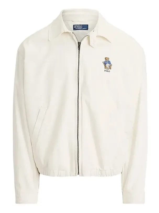 Men's Polo Bear Twill Windbreaker Jacket Men's Polo Bear Twill Windbreaker Jacket