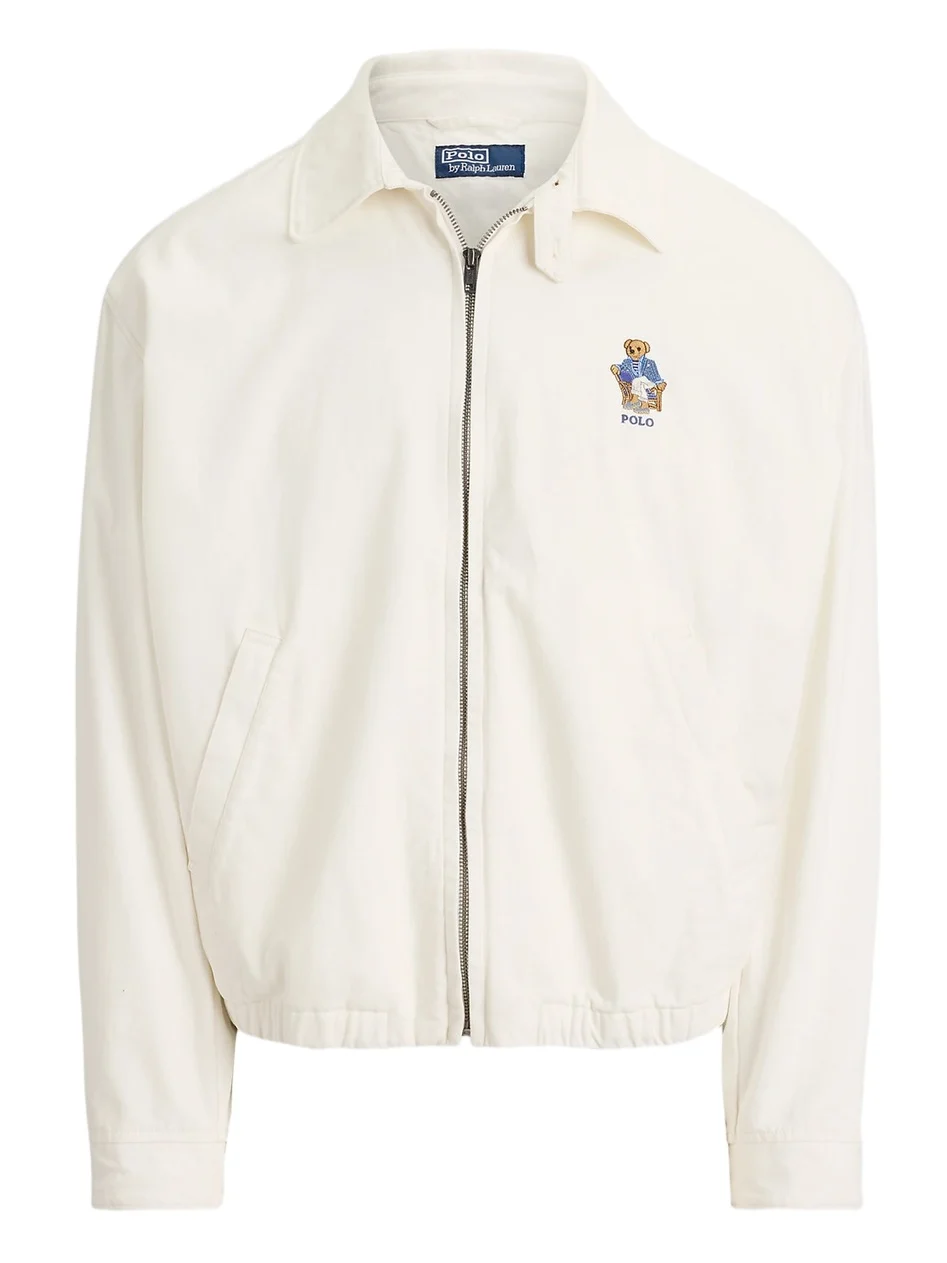Men's Polo Bear Twill Windbreaker Jacket Men's Polo Bear Twill Windbreaker Jacket
