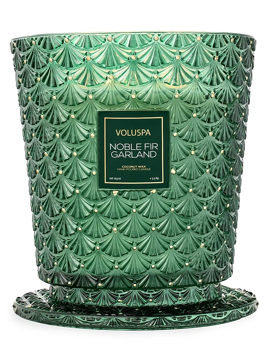 Voluspa Holiday Noble Fir Garland 5-Wick Hearth Candle | Thumbnail 2 Voluspa Holiday Noble Fir Garland 5-Wick Hearth Candle | Thumbnail 2