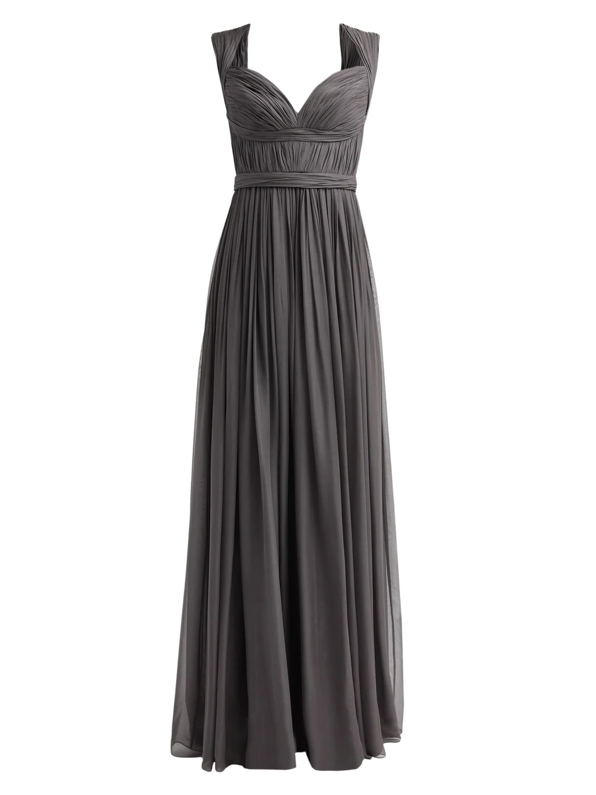 Women's Ruched Silk Gown Women's Ruched Silk Gown