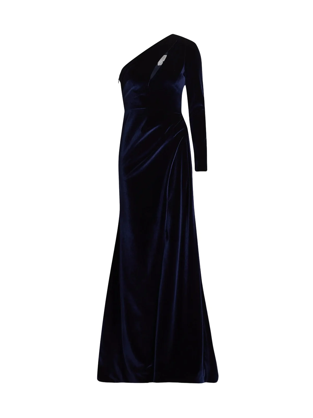 Women's Velvet One-Shoulder Cut-Out Gown Women's Velvet One-Shoulder Cut-Out Gown