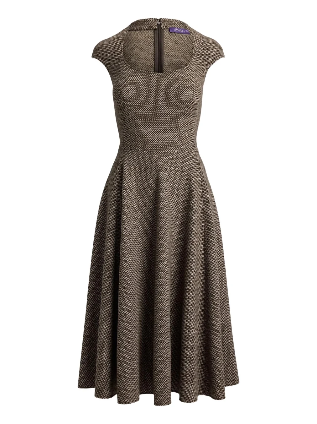 Ralph Lauren Collection Women's Maisey Broken-Twill Jersey Day Dress