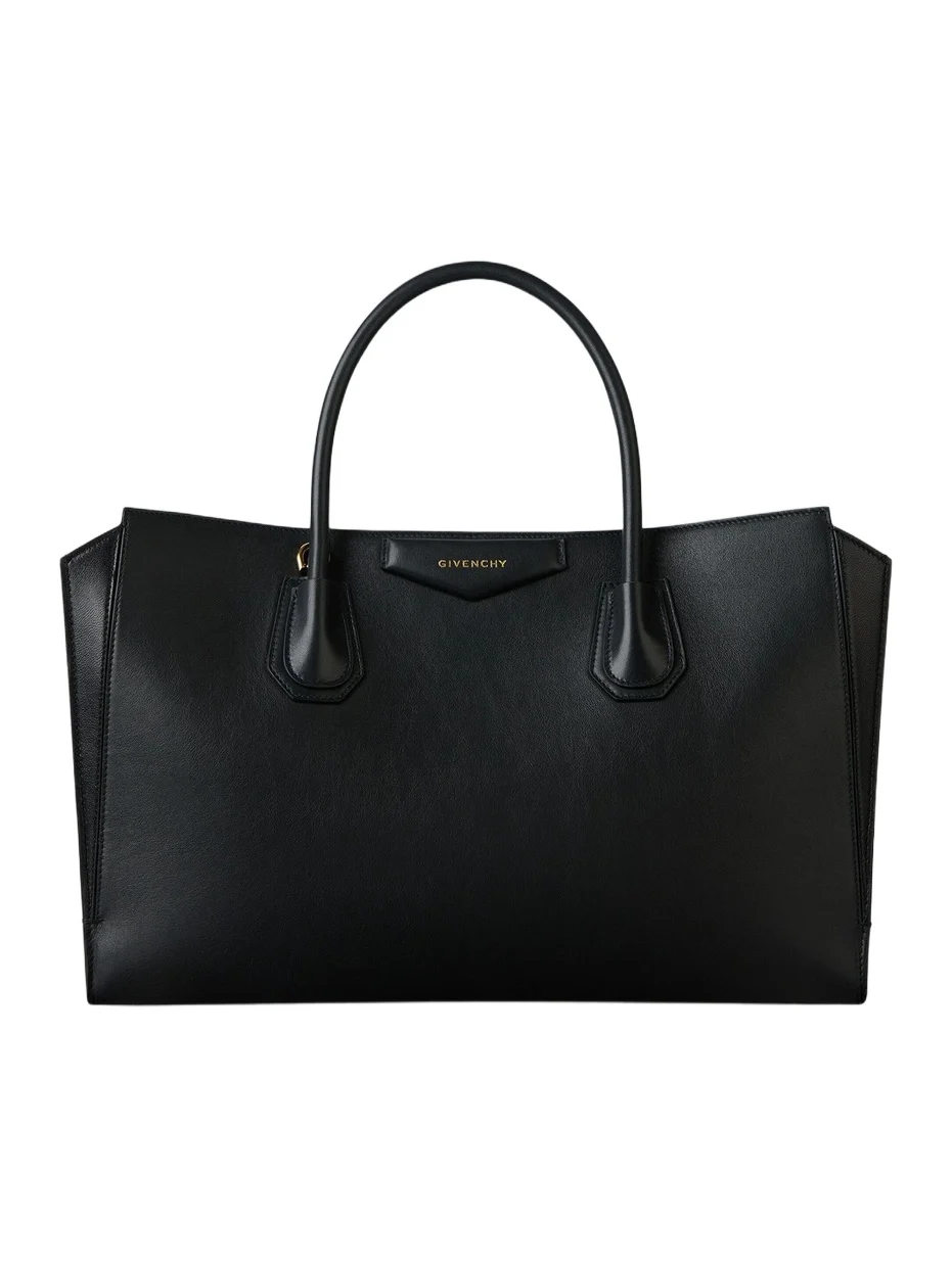 Women's Medium Antigona Catchall Top Handle Bag in Shiny Grained Leather Women's Medium Antigona Catchall Top Handle Bag in Shiny Grained Leather