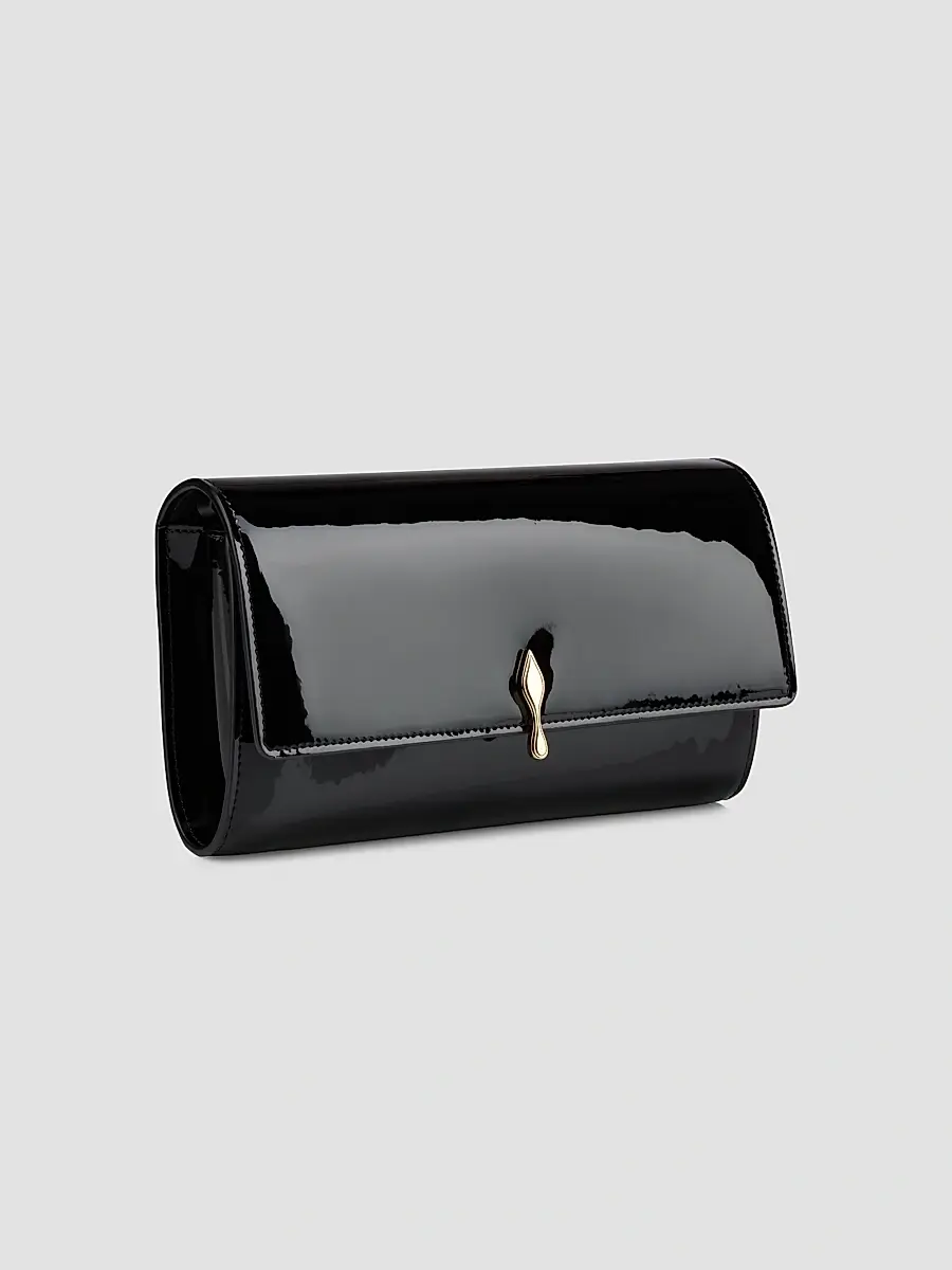 Christian Louboutin Women's Bettina Patent Leather Chain Wallet | Thumbnail 2