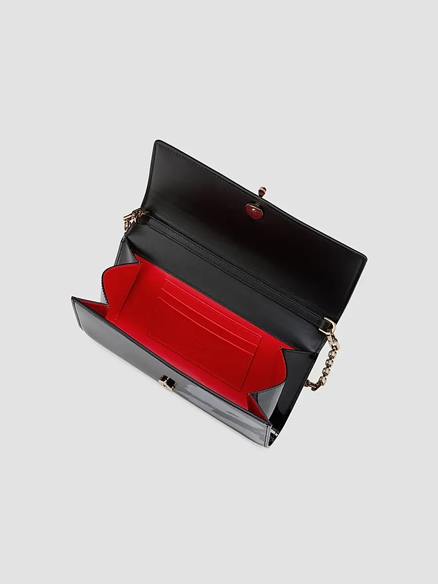 Christian Louboutin Women's Bettina Patent Leather Chain Wallet | Thumbnail 5