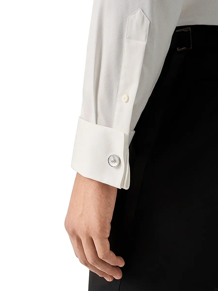 Eton Men's Metallic Bib Formal Slim-Fit Shirt | Thumbnail 6 Eton Men's Metallic Bib Formal Slim-Fit Shirt | Thumbnail 6