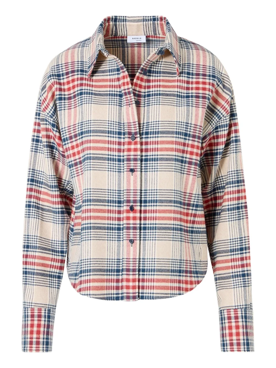 Women's Plaid Brushed Cotton Flannel Shirt