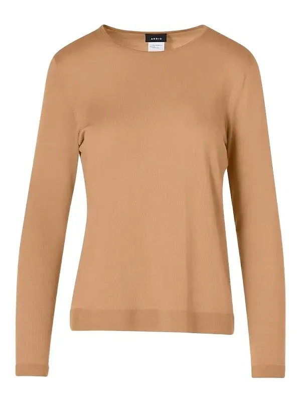 Women's Fine-Gauge Knit Cashmere-Silk Sweater