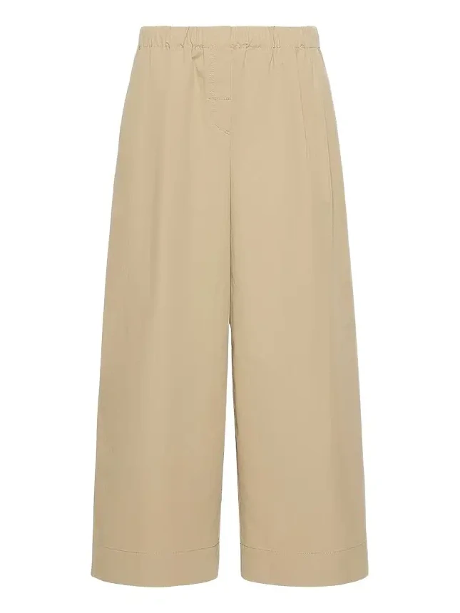Women's Flared Cotton Gabardine Trousers Women's Flared Cotton Gabardine Trousers