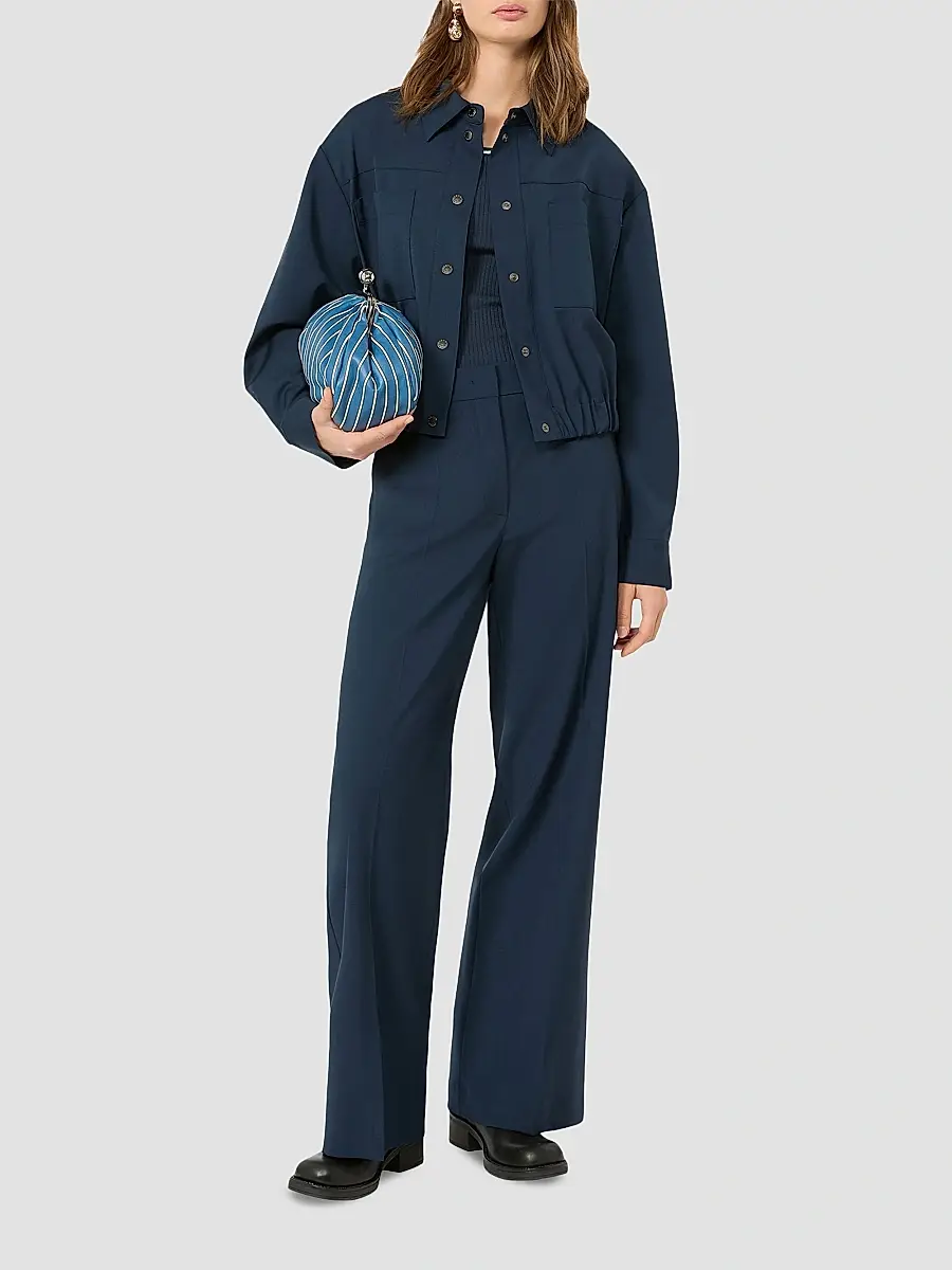 Weekend Max Mara Women's Stretch Wool Palazzo Trousers | Thumbnail 2 Weekend Max Mara Women's Stretch Wool Palazzo Trousers | Thumbnail 2