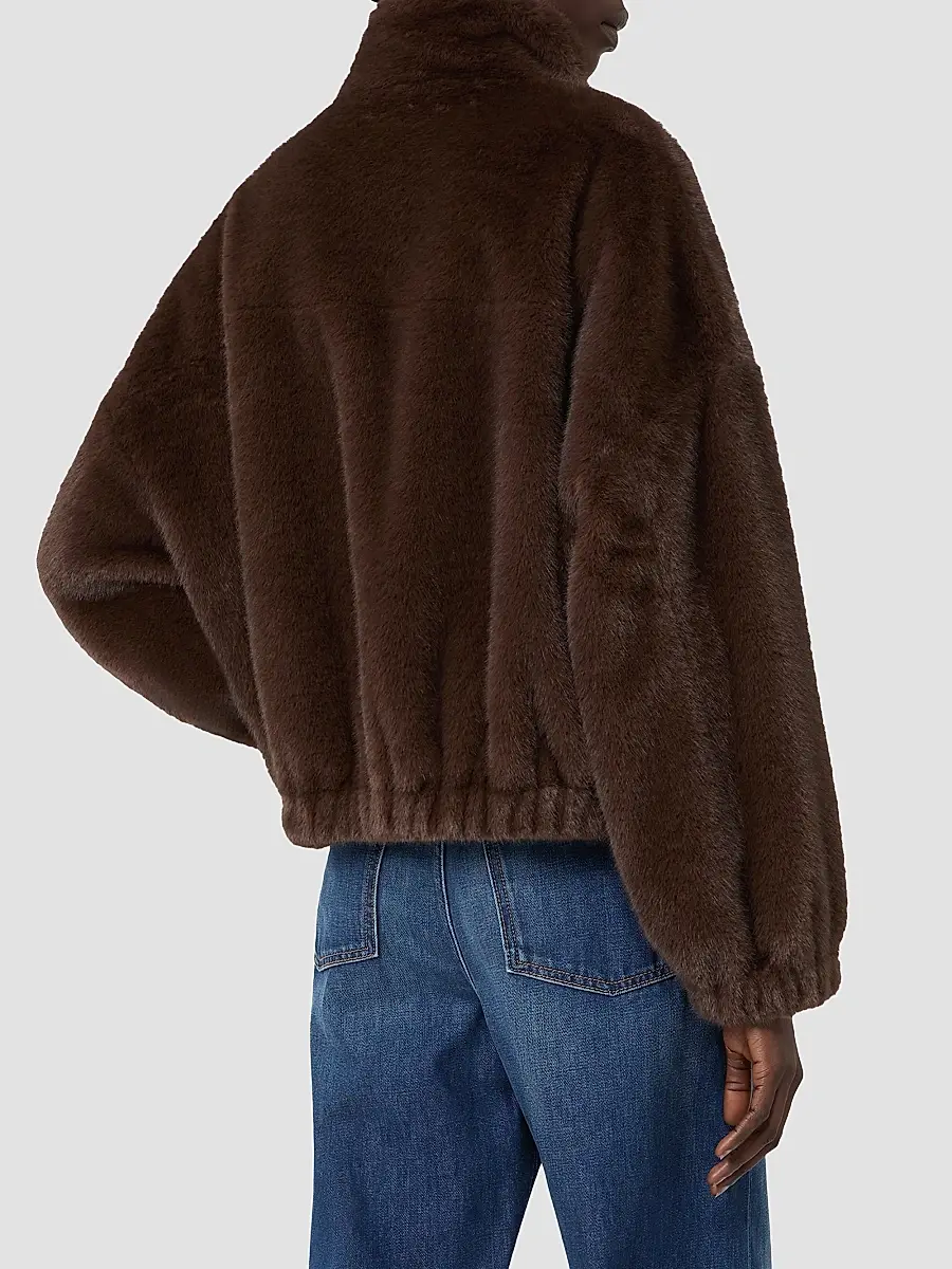 Weekend Max Mara Women's Fluffy Textured Short Jacket | Thumbnail 4 Weekend Max Mara Women's Fluffy Textured Short Jacket | Thumbnail 4