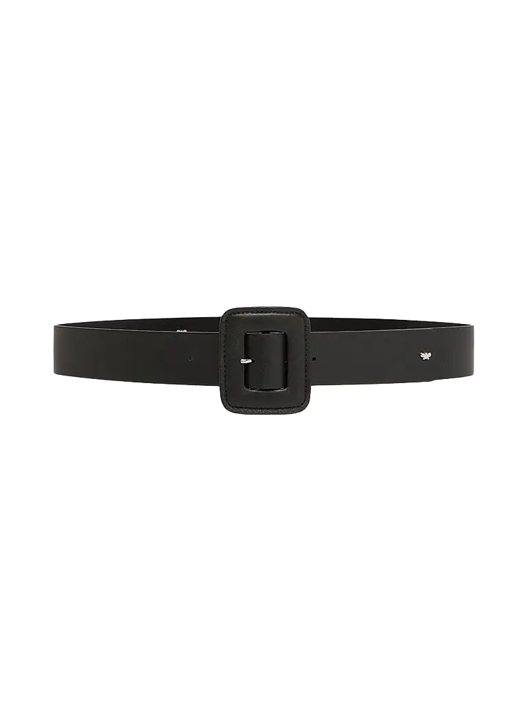 Weekend Max Mara Women's Shiny Nappa Leather Belt - Black | Image 1 Weekend Max Mara Women's Shiny Nappa Leather Belt - Black | Image 1