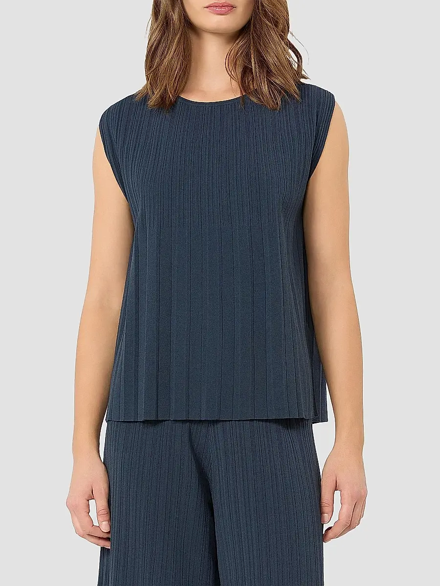 Weekend Max Mara Women's Plissé Pleated Viscose Yarn Sweater | Thumbnail 3 Weekend Max Mara Women's Plissé Pleated Viscose Yarn Sweater | Thumbnail 3