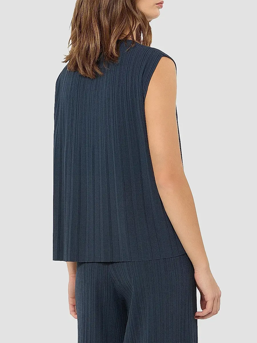 Weekend Max Mara Women's Plissé Pleated Viscose Yarn Sweater | Thumbnail 4 Weekend Max Mara Women's Plissé Pleated Viscose Yarn Sweater | Thumbnail 4