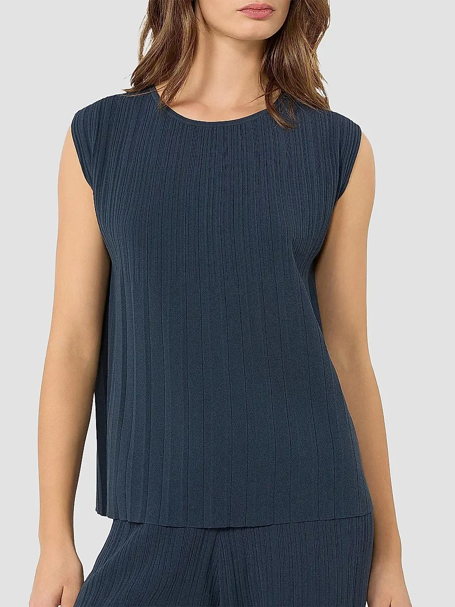 Weekend Max Mara Women's Plissé Pleated Viscose Yarn Sweater | Thumbnail 5 Weekend Max Mara Women's Plissé Pleated Viscose Yarn Sweater | Thumbnail 5