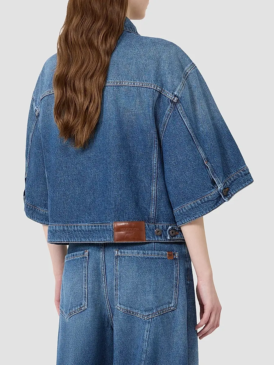 Weekend Max Mara Women's Cotton Denim Jacket | Thumbnail 4 Weekend Max Mara Women's Cotton Denim Jacket | Thumbnail 4