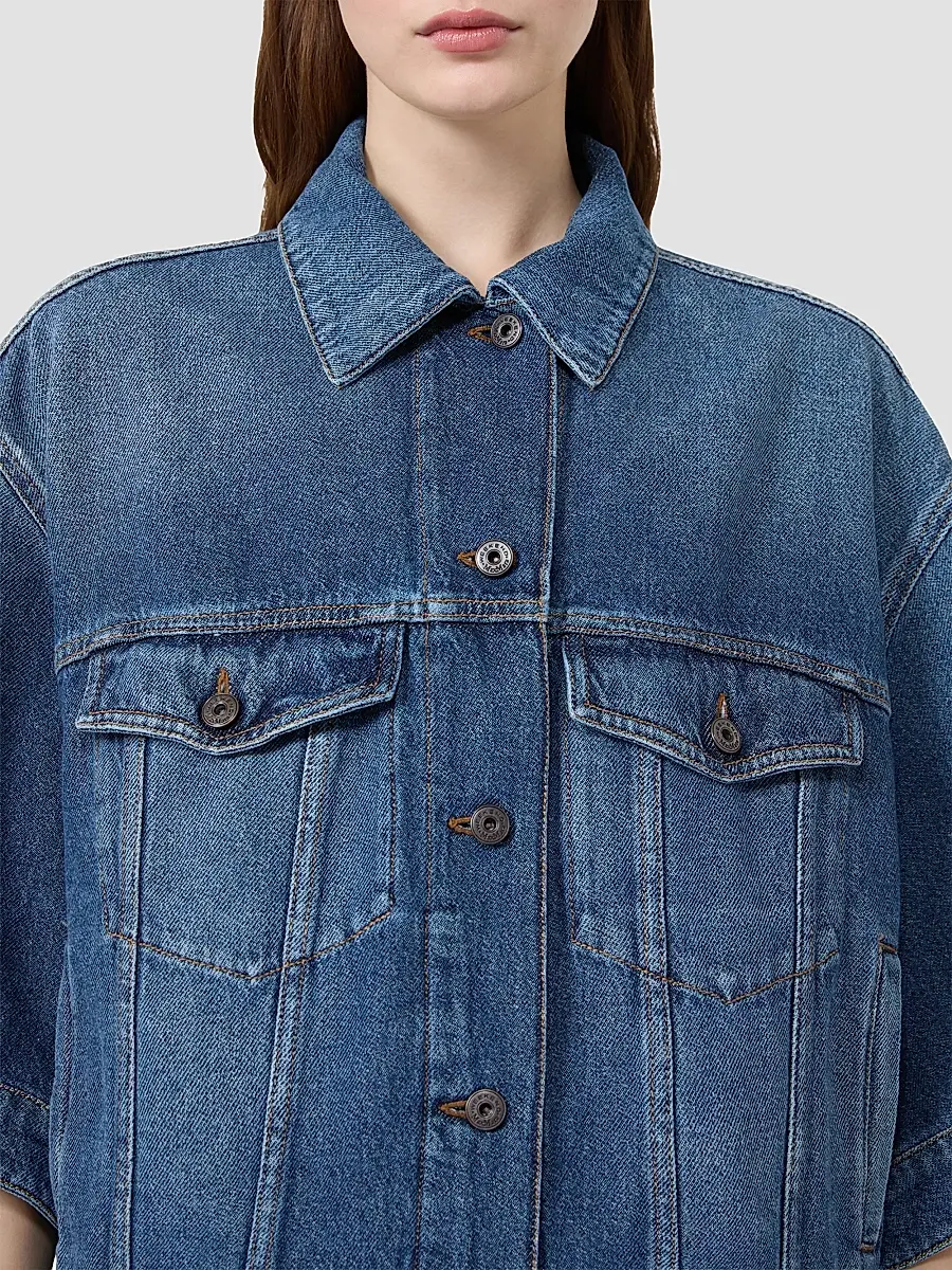 Weekend Max Mara Women's Cotton Denim Jacket | Thumbnail 6 Weekend Max Mara Women's Cotton Denim Jacket | Thumbnail 6