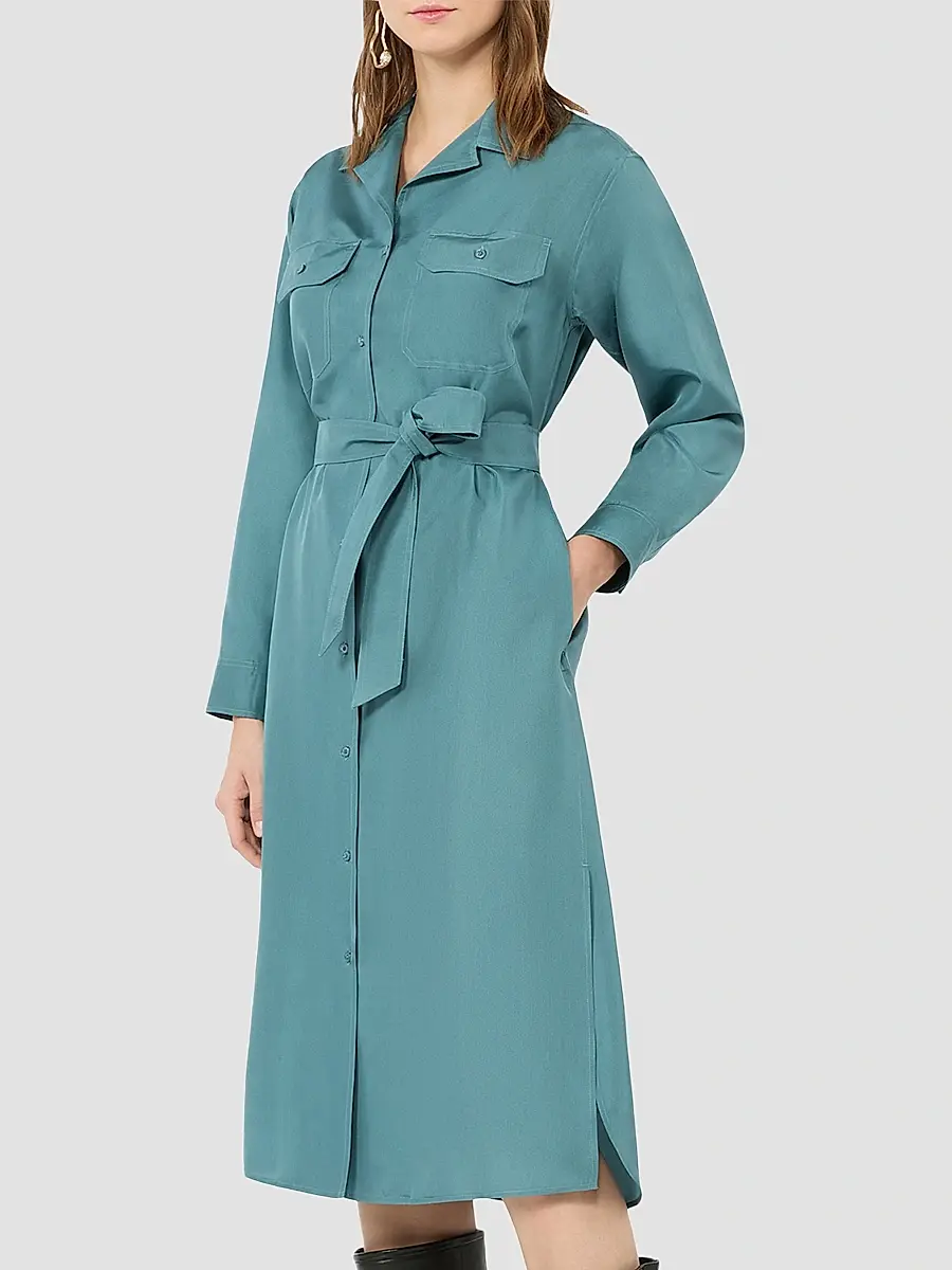 Weekend Max Mara Women's Silk Shirt Dress | Thumbnail 3 Weekend Max Mara Women's Silk Shirt Dress | Thumbnail 3