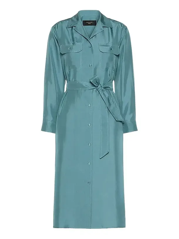 Women's Silk Shirt Dress