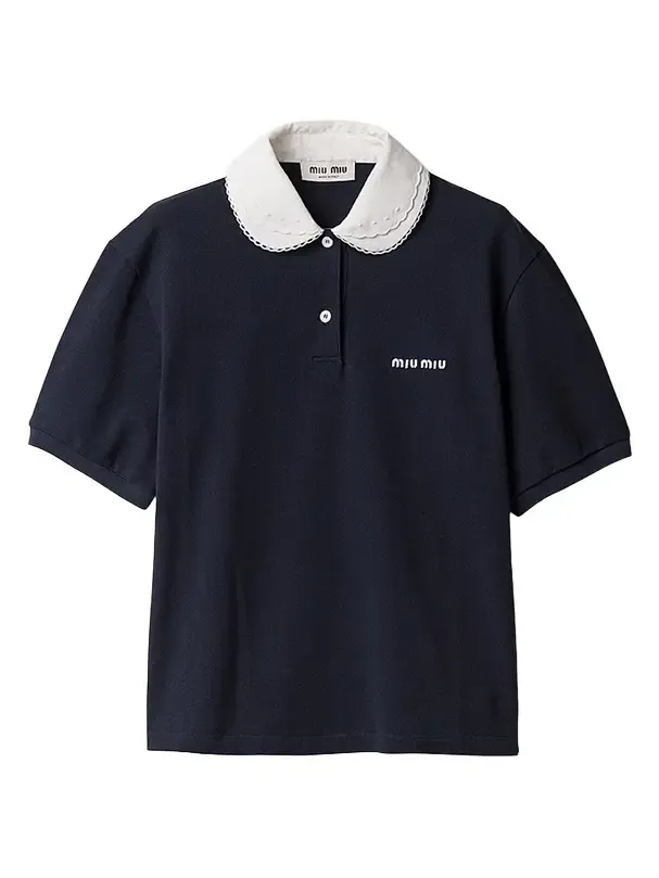 Miu Miu Women's Piqué Polo Shirt