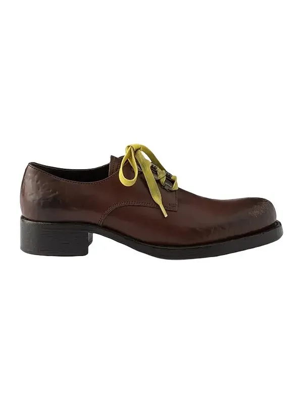 Women's Antiqued Leather Lace-Up Shoes Women's Antiqued Leather Lace-Up Shoes