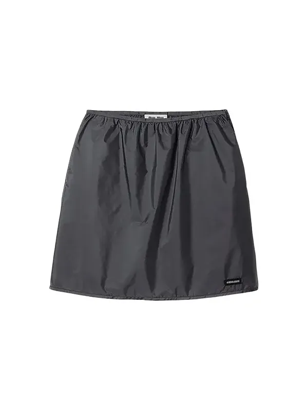 Miu Miu Women's Technical Fabric Skirt