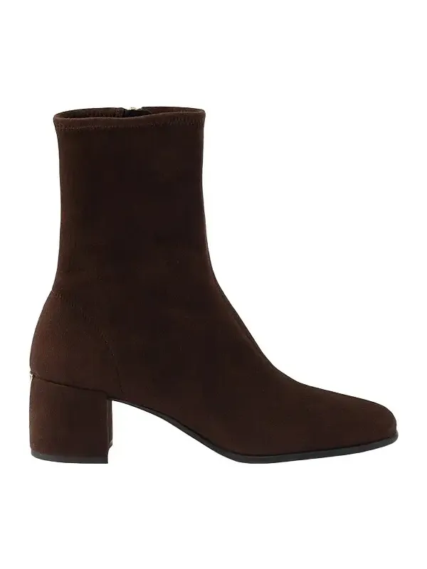Women's Stretch Suede Booties Boots