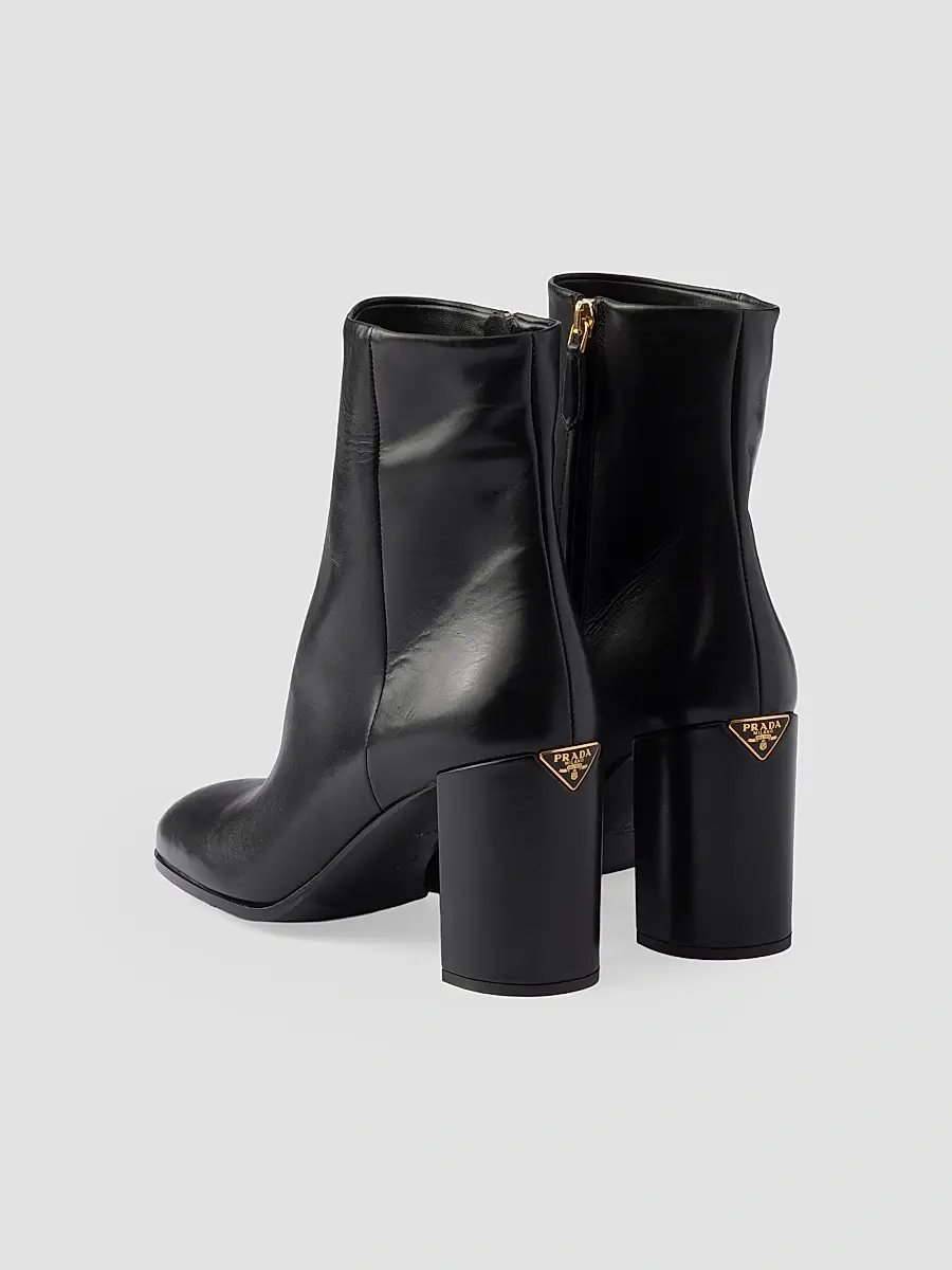Prada Women's Leather Booties | Thumbnail 3