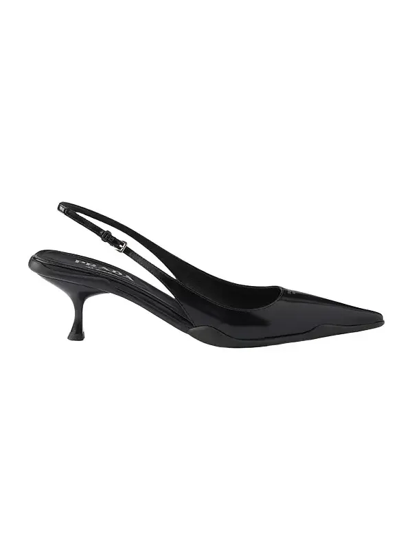Women's Brushed Leather Slingback Pumps Women's Brushed Leather Slingback Pumps