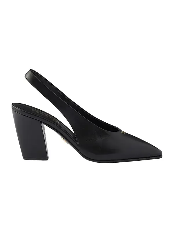 Women's Leather Slingback Pumps Women's Leather Slingback Pumps