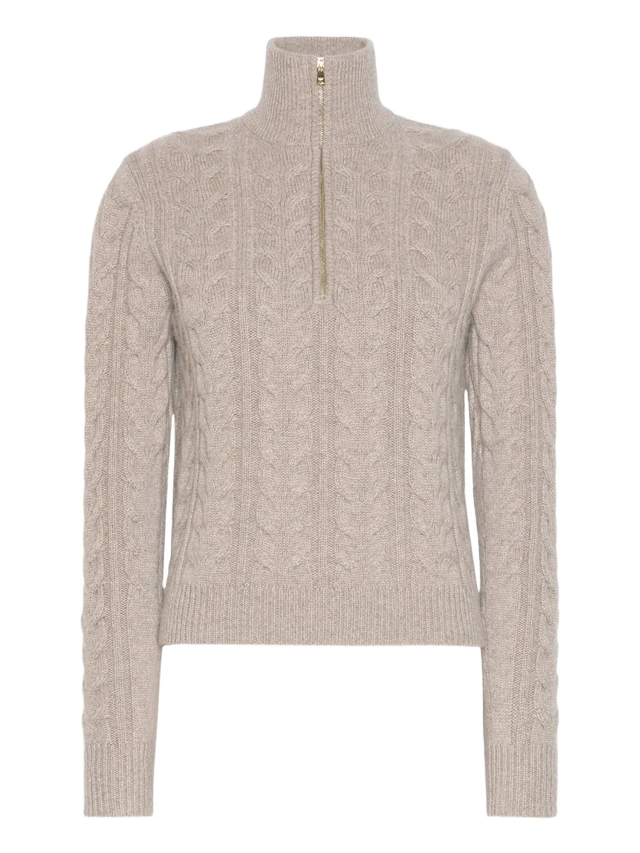 Women's Cable Knit Cashmere Yarn Sweater Women's Cable Knit Cashmere Yarn Sweater