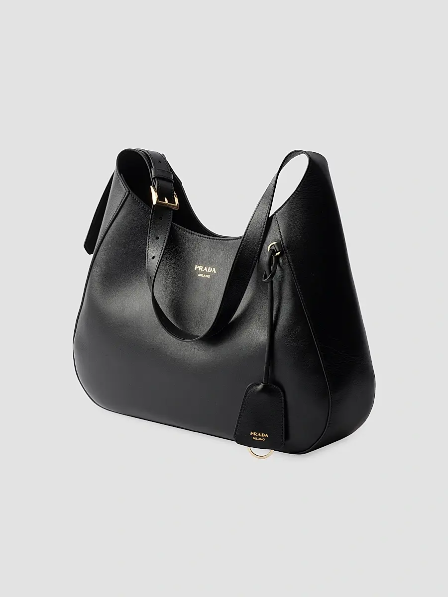 Prada Women's Boogie Large Leather Shoulder Bag | Thumbnail 2 Prada Women's Boogie Large Leather Shoulder Bag | Thumbnail 2