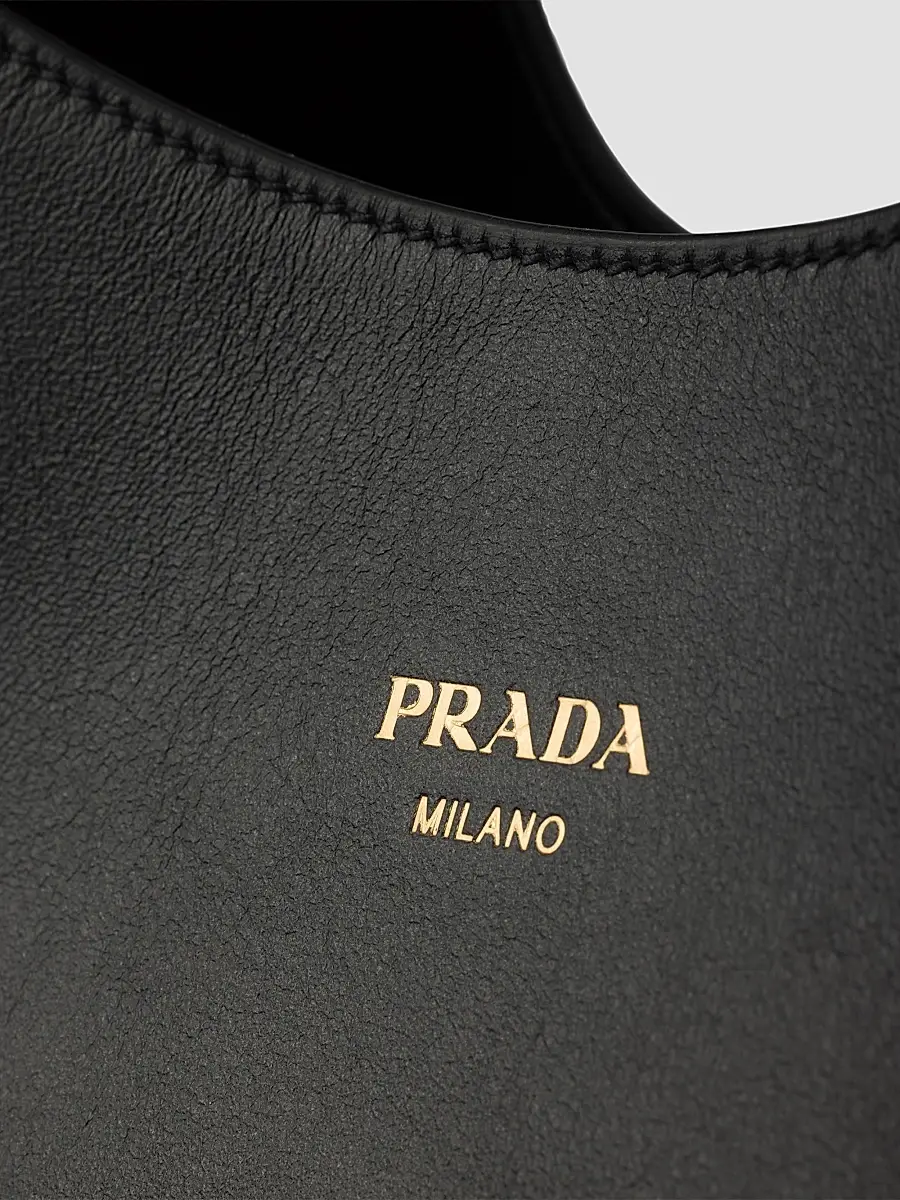 Prada Women's Boogie Large Leather Shoulder Bag | Thumbnail 5 Prada Women's Boogie Large Leather Shoulder Bag | Thumbnail 5