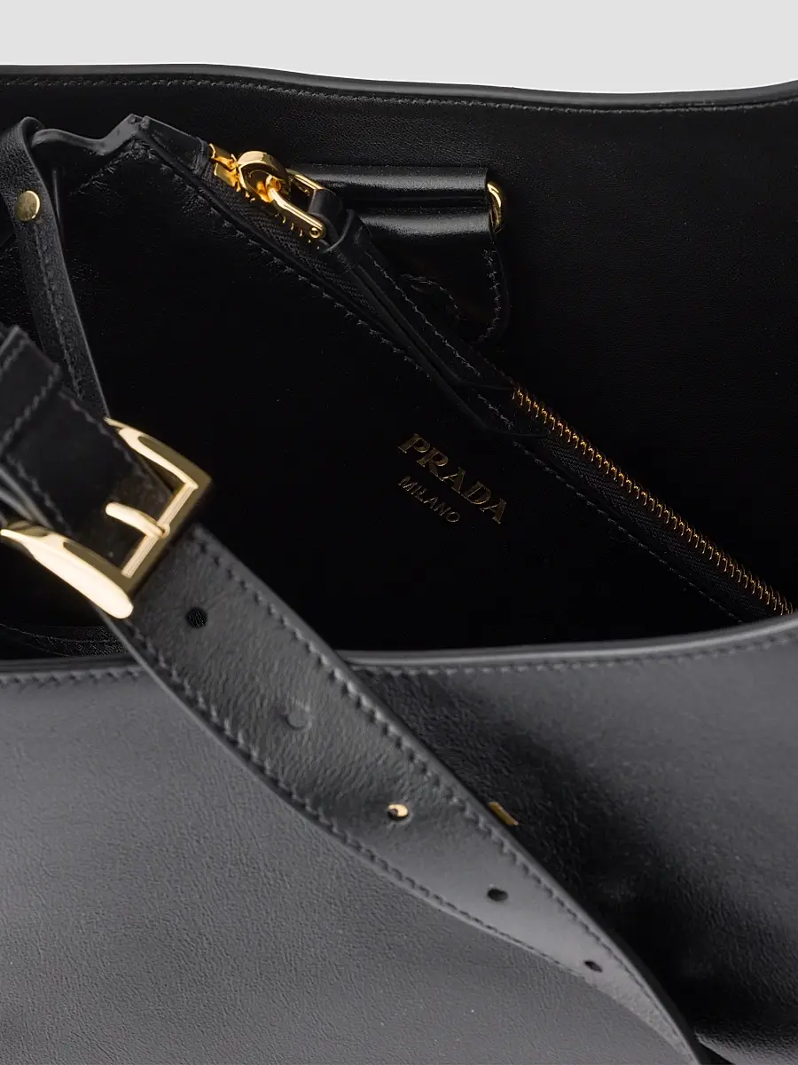 Prada Women's Boogie Large Leather Shoulder Bag | Thumbnail 6 Prada Women's Boogie Large Leather Shoulder Bag | Thumbnail 6