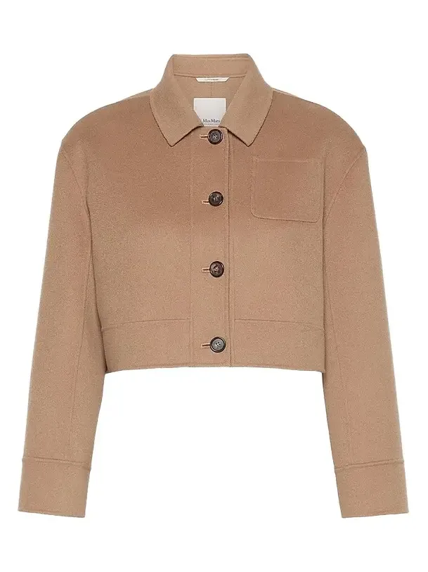 Women's Wool Drap Cropped Jacket