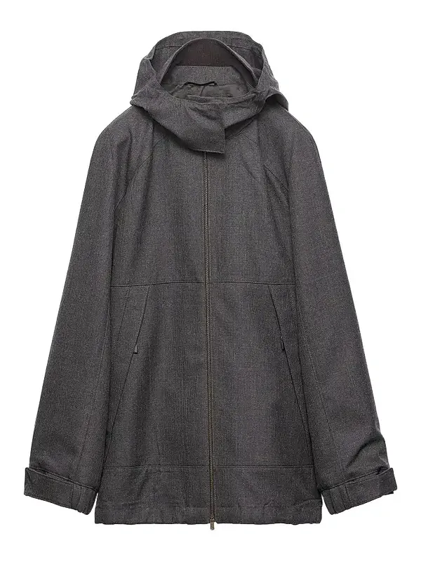 Women's Melange Hopsack Wool Jacket