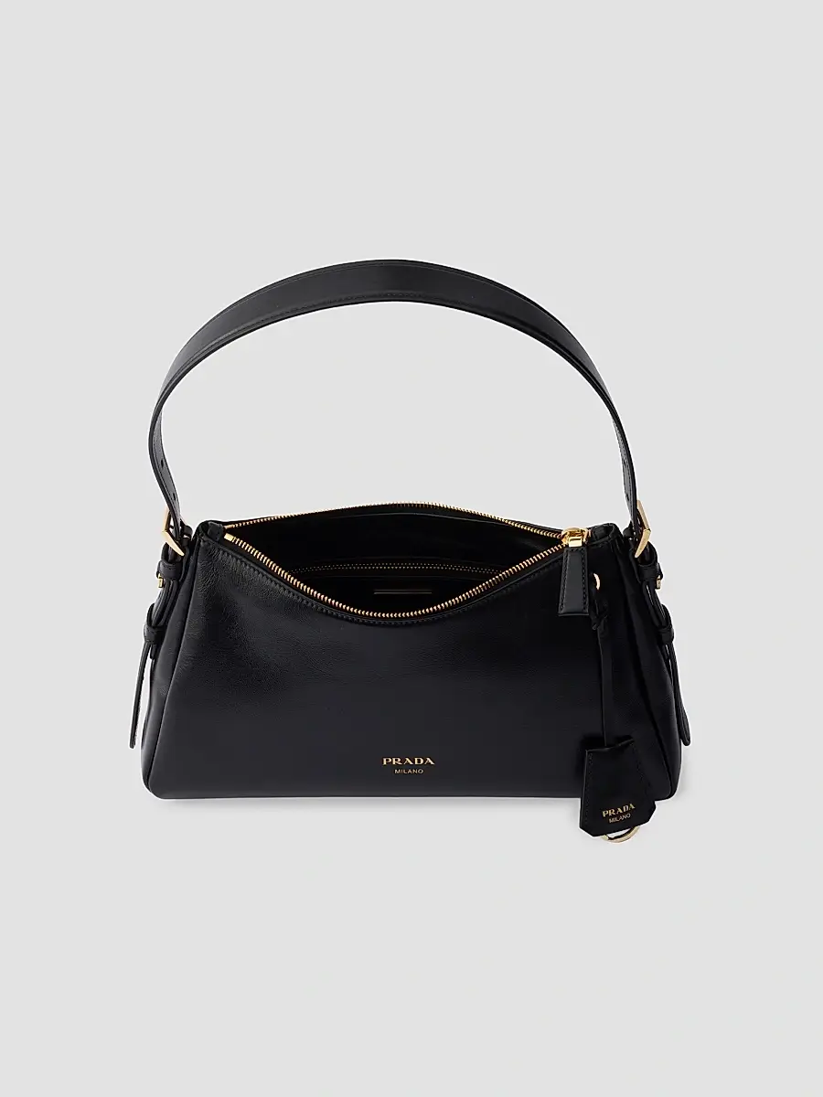 Prada Women's Aimée Medium Leather Shoulder Bag | Thumbnail 4