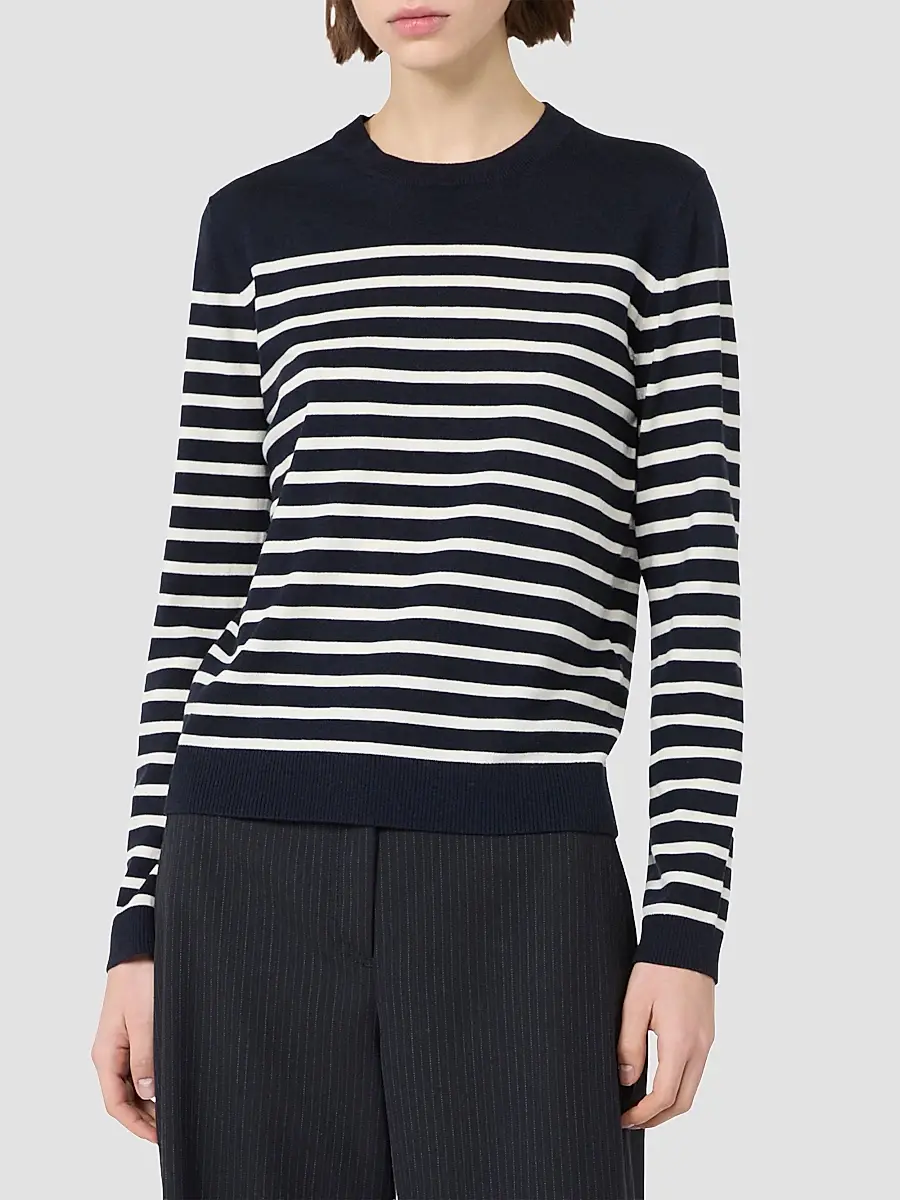 Weekend Max Mara Women's Silk and Wool Yarn Sweater | Thumbnail 3