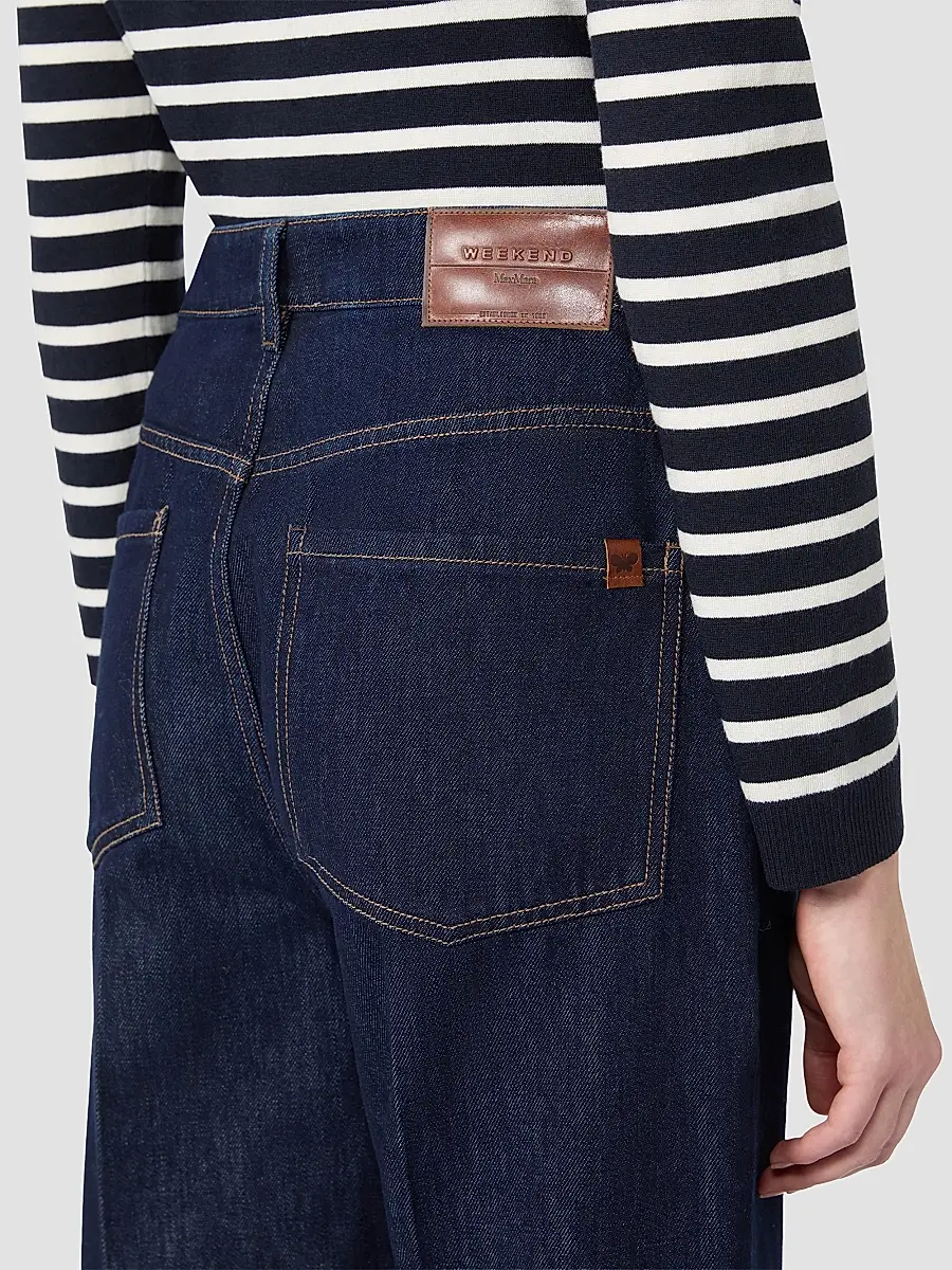 Weekend Max Mara Women's Cotton Denim Palazzo Jeans | Thumbnail 5 Weekend Max Mara Women's Cotton Denim Palazzo Jeans | Thumbnail 5