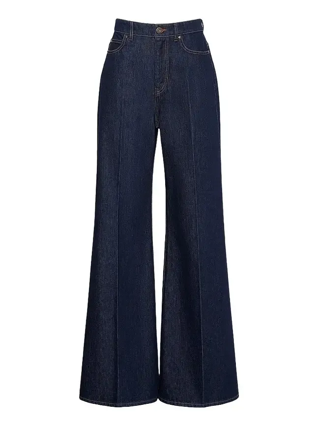Women's Cotton Denim Palazzo Jeans Women's Cotton Denim Palazzo Jeans