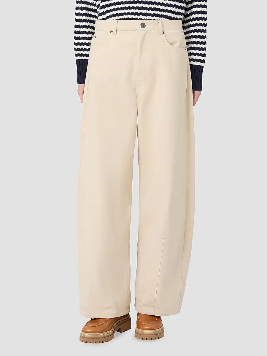 Weekend Max Mara Women's Cotton Drill Jeans | Thumbnail 3 Weekend Max Mara Women's Cotton Drill Jeans | Thumbnail 3