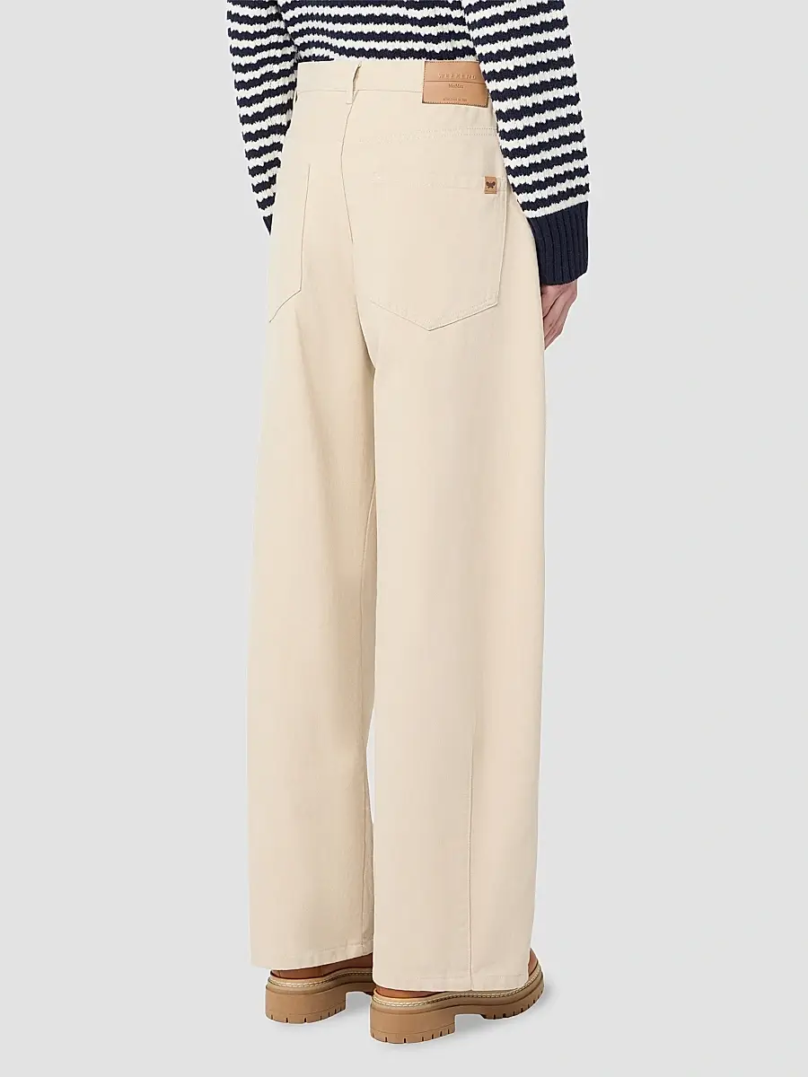 Weekend Max Mara Women's Cotton Drill Jeans | Thumbnail 4 Weekend Max Mara Women's Cotton Drill Jeans | Thumbnail 4