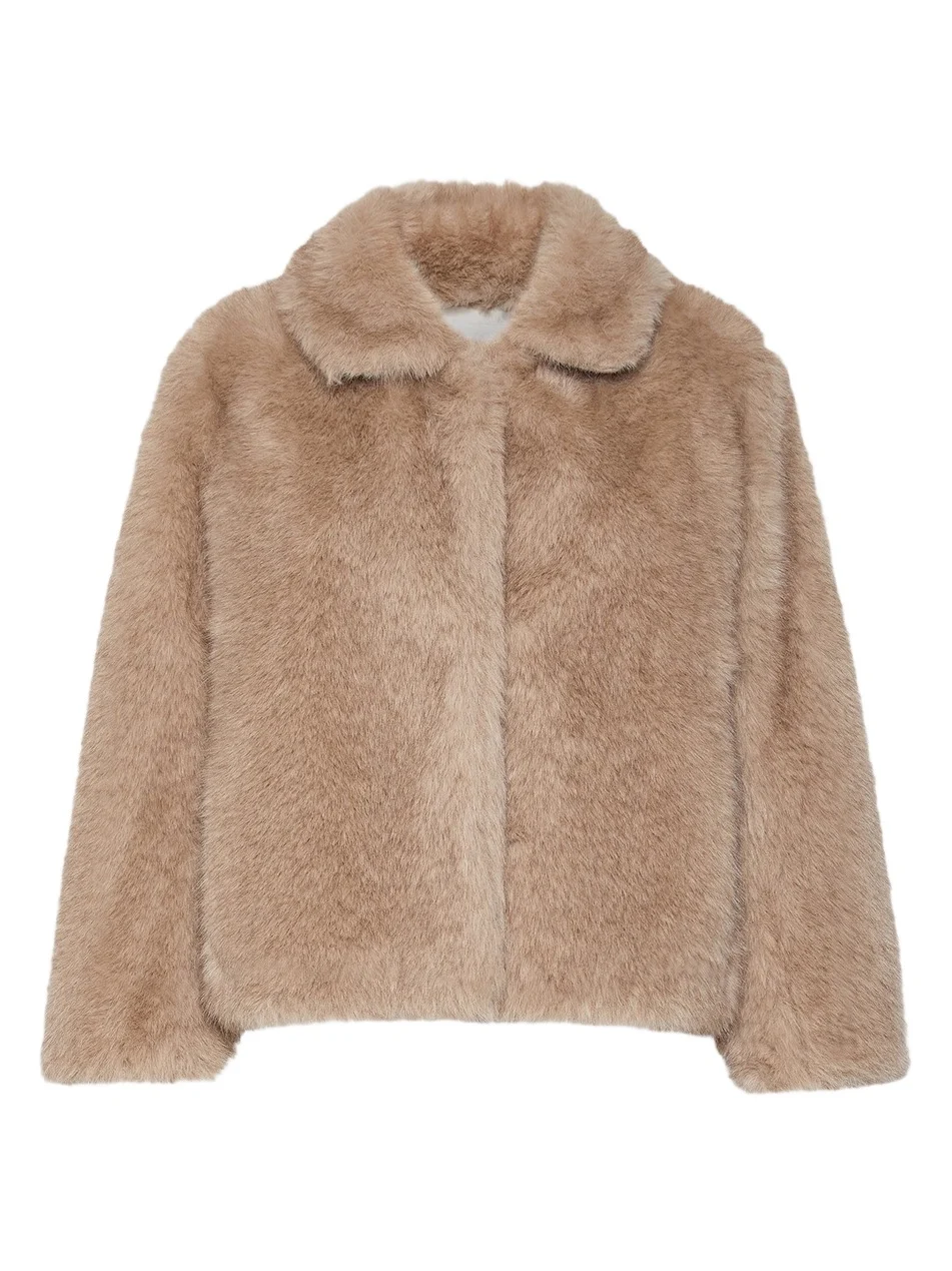 Women's Soft Textured Short Coat