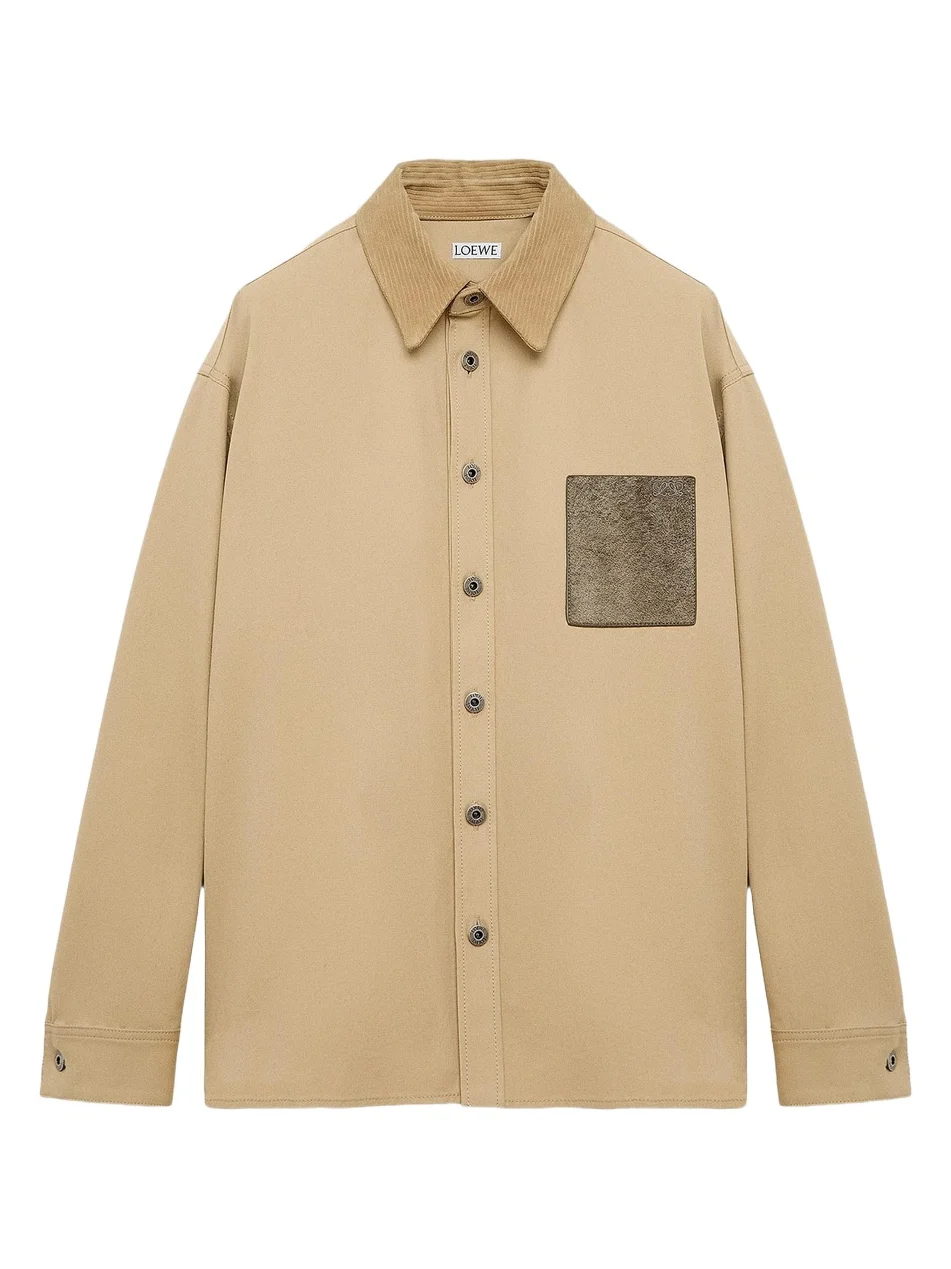 Men's Cotton Twill Overshirt Men's Cotton Twill Overshirt