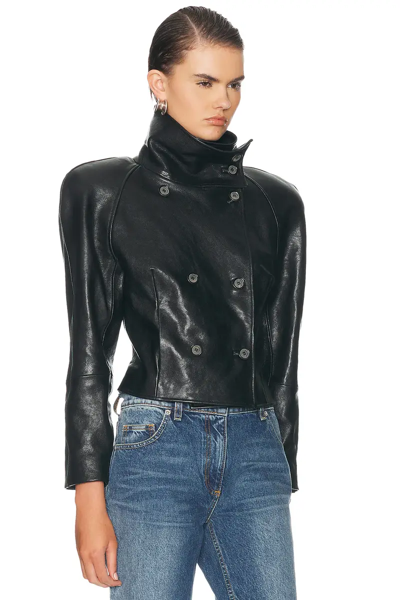 Magda Butrym Leather Jacket | Thumbnail 2