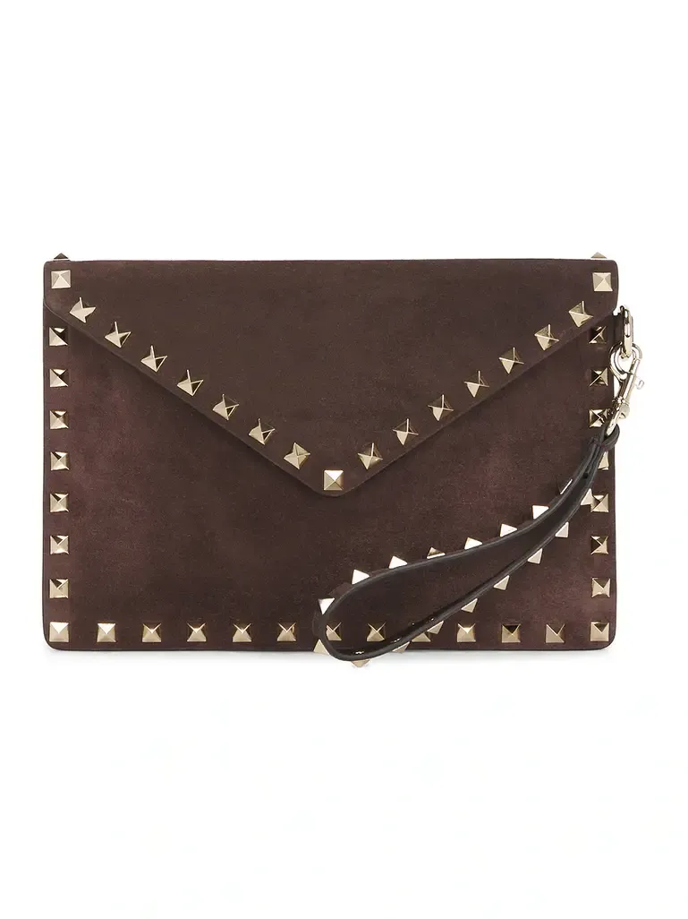 Rockstud Medium Flat Pouch Rockstud Medium Flat Pouch