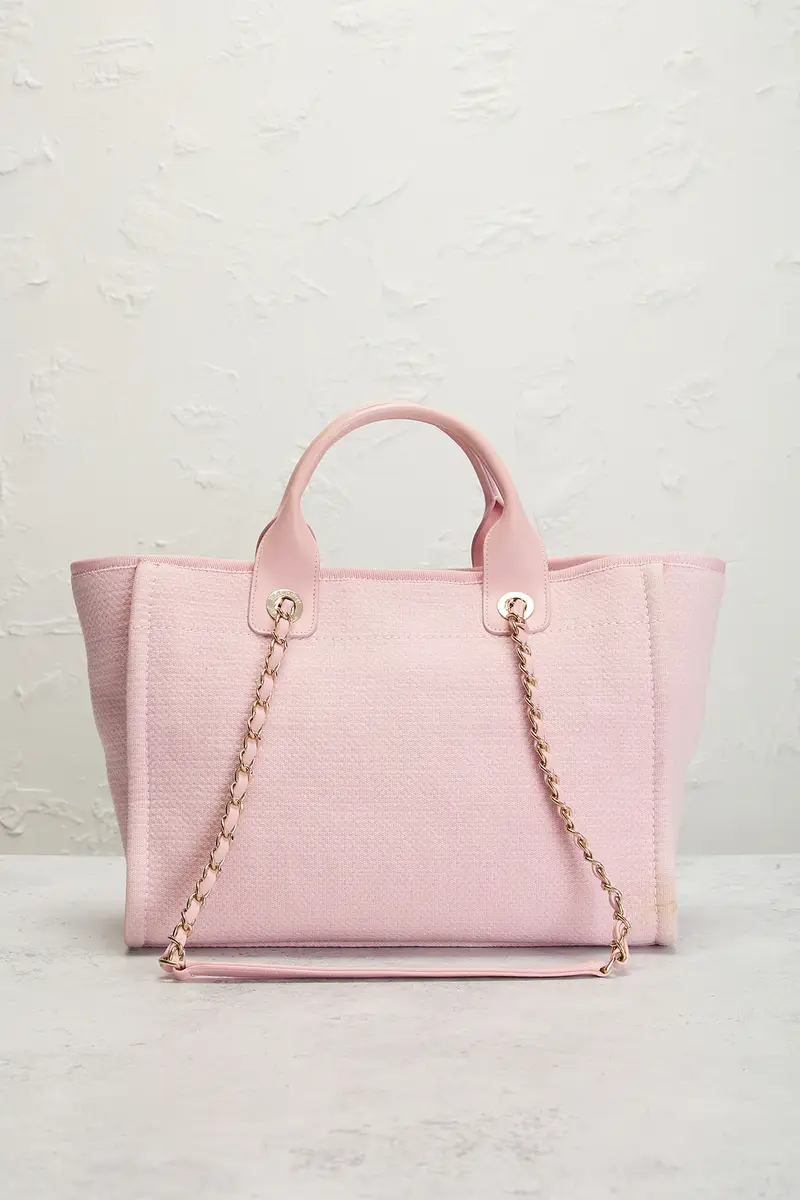 Chanel Chanel Small Deauville Tote Bag | Thumbnail 3
