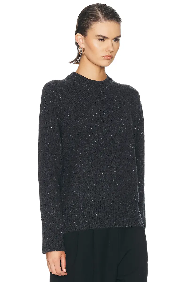 Loulou de Saison Baltra Saddle Sleeve Crewneck Sweater | Thumbnail 2