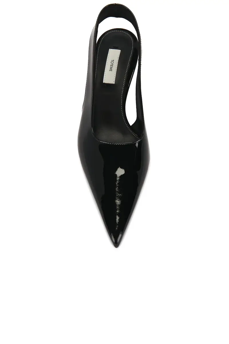 TOTEME Classic Patent Slingback Heel | Thumbnail 4